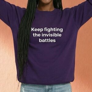 Empowering Purple Sweatshirt